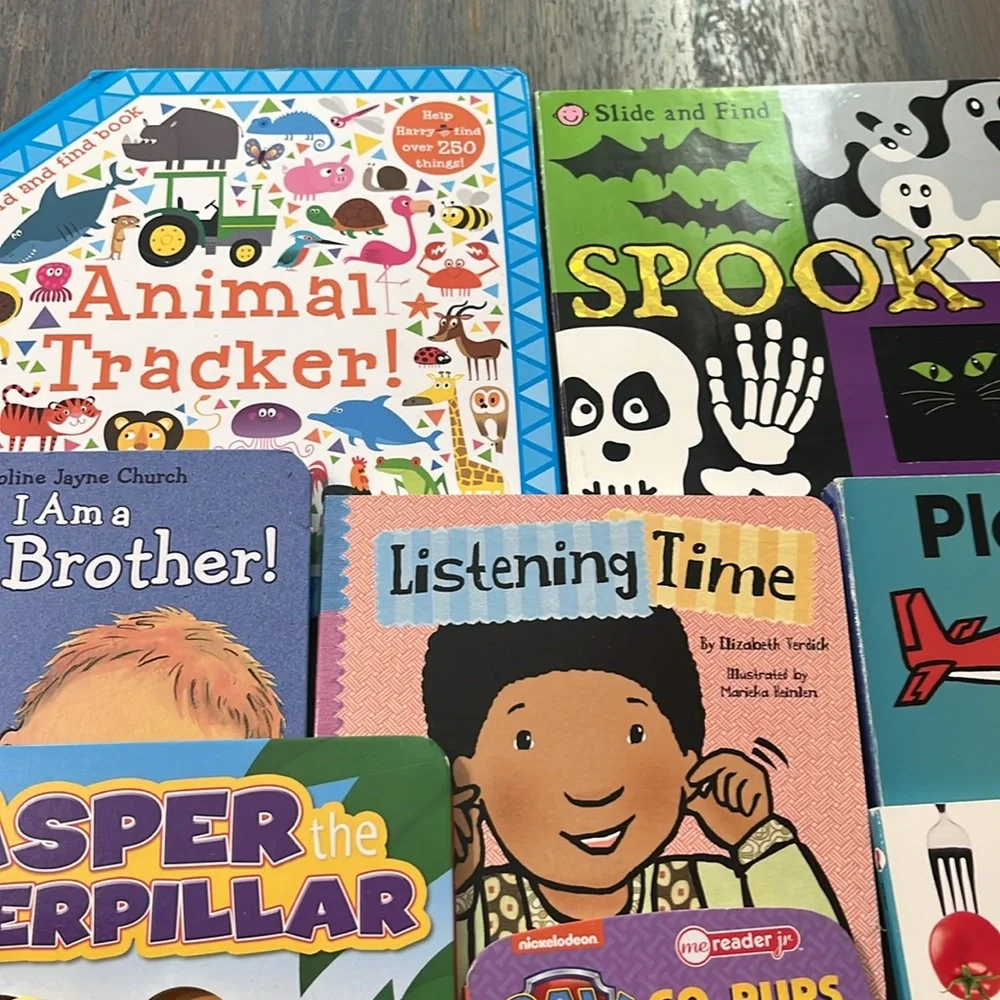 CHILDREN’S BOARD BOOKS SET OF 8 kids books boy books learning #2